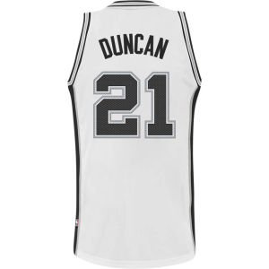 Tim Duncan White Adidas NBA Revolution 30 Replica San Antonio Spurs Youth Jersey