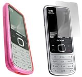 GreyMobiles Pink GEL Skin Case For Nokia 6700 Classic WITH SCREEN PROTECTOR