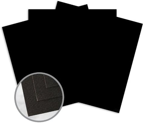 CutMates Licorice Card Stock - 8 1/2 x 11 in 65 lb Cover Felt 250 per Package