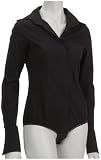 Soluzione Bodybluse aus Baumwollstrechqualität