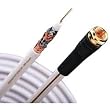 Monster Direct Burial MVQuad RG6 in EZ-Pull Box MVQUAD-B DB EZ500 - RF cable - bare wire - bare wire - 500 ft - quad shielded - ( RG-6 ) - black