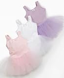 Danskin Girls Leotard with Tutu and Bow Detail