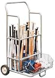 Baseball Equipment Bags & Storage - Equipment Cart w/ steel baskets - Sports