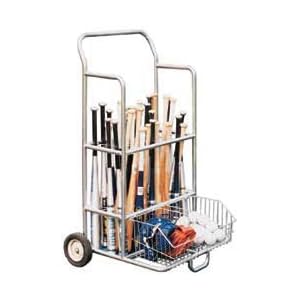Baseball Equipment Cart With Steel Baskets by Olympia Sports