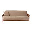 Soft Suede Futon Slipcover - Taupe