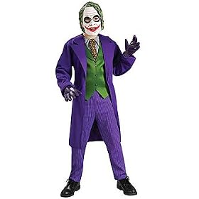 BATMAN DARK KNIGHT DELUXE JOKER CHILD MEDIUM by