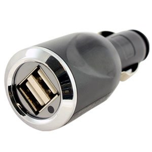 Dual Port USB Car Charger for Apple iPhone 4 AT&T