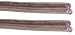 12ga Speaker Cable Clear, 25 ft