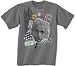 Albert Einstein Genius HELLO Adult Grey T-shirt