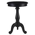 Classic Round Pedestal Table - Black
