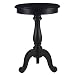 Classic Round Pedestal Table - Black