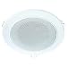 Deckenlautsprecher wei� 18cm 80Watt Lautsprecher zum Einbau in die Decke