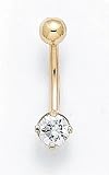 14K BELLY RING BS APR - ES-1269