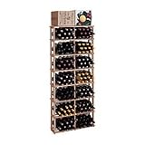 Redwood Modular Wine Rack Kit - 192 Bottle Rectangular Bins