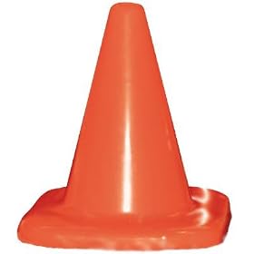 Mini Orange Traffic Cone - 4in.H