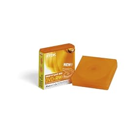 8cm DVD-RW 1.4GB SNAP & SAVE ORANGE storage box rewritable 10 pack