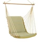 Cushioned Single Swing - Nautilus Sail DuraCord fabric