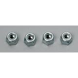 Du-Bro 2102 4 mm Nylon Insert Lock Nut (4-Pack) by Du-Bro Products