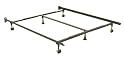 Adjustable Queen/California King/Eastern King Metal Bed Frame w /Rug Rollers By Fashion Bed Group