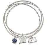 Milwaukee Brewers MLB Batterman Triple Bangle Bracelet Milwaukee Brewers MLB Batterman Triple Bangle Bracelet