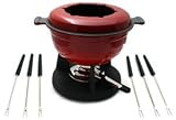 Swissmar Montblanc Meat Fondue, 15 piece, Red