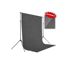 Savage Reversible Dark Gray Muslin w/Stand Kit