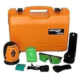 AccuLine Pro 40-6640 Self-Leveling Cross-Line Laser Level with GreenBrite Technology