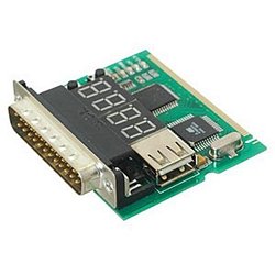 Elston Systems Laptop Dual Mini-PCI & LPT Post Code Tester, V2.0
