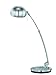 Trio-Leuchten 520101107 Tischleuchte , 1xE14, 40W, höhenverstellbar 48-72cm,drehbar, Nickel matt