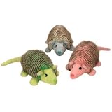 GoDog Mr Armie Pastels Dog Toy with Chew Guard, Colors Vary