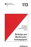 Beiträge zum Nachwuchsleistungssport