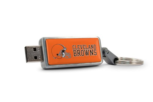 Centon Cleveland Browns Edition NFL DataStick Keychain V2 8 GB USB 2.0 Flash Drive