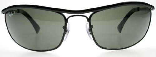 Ray-Ban Olympian Mattschwarz 006/48 Polarisiert Small 59mm