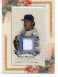 2006 Topps Allen and Ginter Relics #PM Pedro Martinez JSY - New York Mets (Piece of Authentic Game Used Jersey) (Baseball Cards)