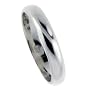 Sterling Silver 4 mm (less than 3/16") Wedding Band / Thumb Ring