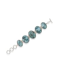 Turquoise Stone Toggle Bracelet