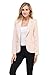 Auliné Collection Women’s Color Work Office Long Sleeve Button Lined Blazer