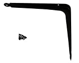 ハイロジック L型棚受 黒 200X250mm