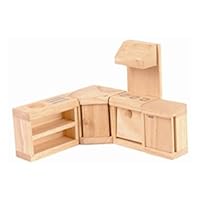 Plan Toy Doll House Kitchen - Classic Style