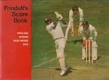 Frindall's score book, England versus West Indies, 1976