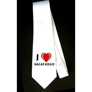 I Love Najafabad Party Decoration Necktie