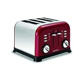 Morphy Richards - Burgundy 4 Slice Toaster