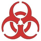Reflective Stickers, Hard Hat Decals Bio Hazard
