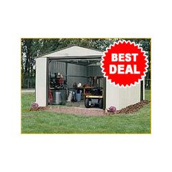 Arrow Vinyl Utility Storage Building - 12ft. x 10ft., Model# VT1210