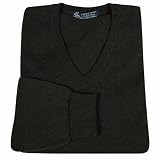 Principe di Salina Black Cashmere V-neck Sweater