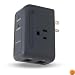 Belkin F9H220-TVL Travel Surge Protector with Hidden Swivel Plug