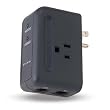 Belkin F9H220-TVL Travel Surge Protector with Hidden Swivel Plug