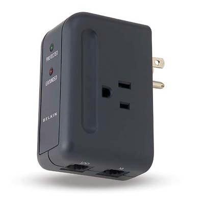 Childrens Toyshop  Tools & Hardware : Belkin F9H220-TVL Travel Surge Protector with Hidden Swivel Plug