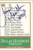 Jamal Mashburn, Dallas Mavericks, 1990 Skybox Team Card Autographed Card
