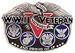 WORLD WAR II VETERAN MILITARY BELT BUCKLE